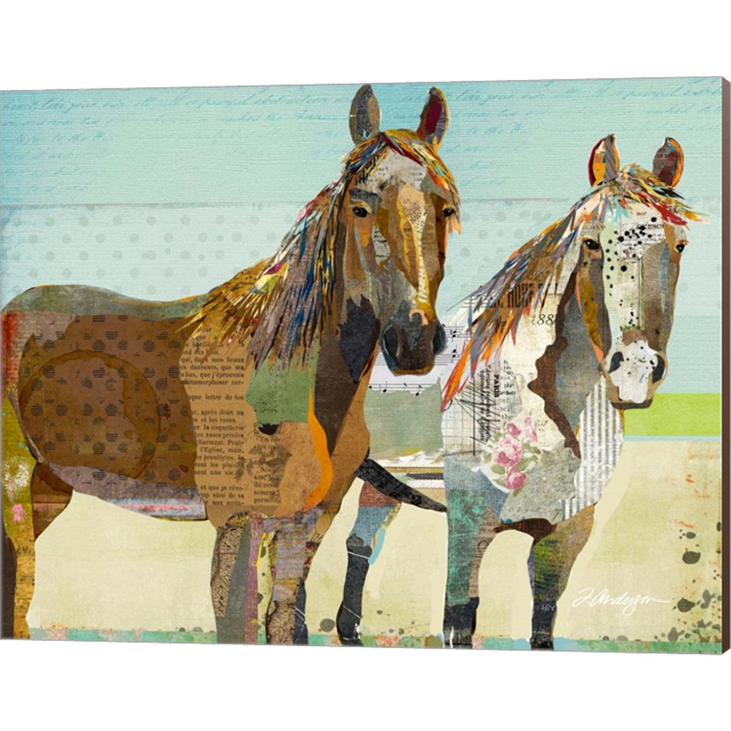 Two Horses by Traci Anderson, Canvas Art