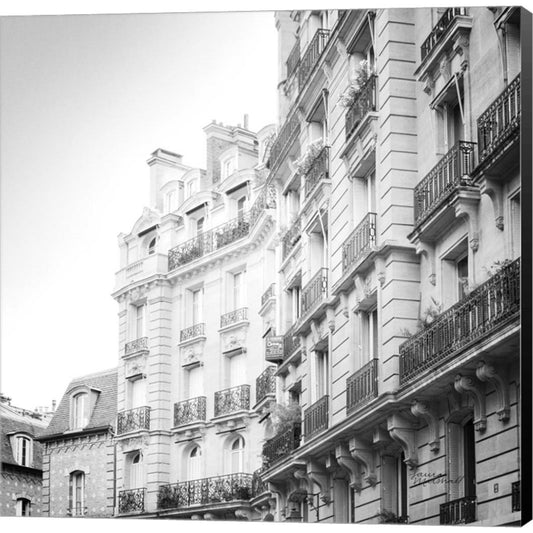 Paris Moments III BW by Laura Marshall, Canvas Art