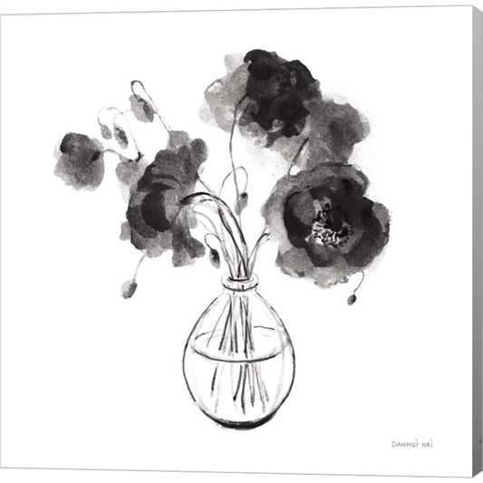 Garden Cuttings II Black by Danhui Nai, Canvas Art