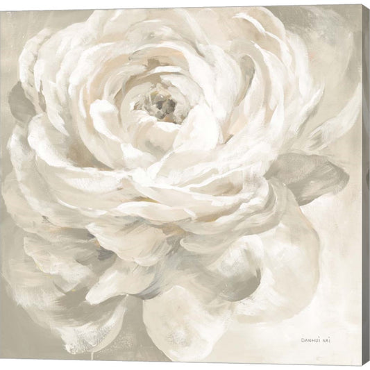 White Rose Gray by Danhui Nai, Canvas Art