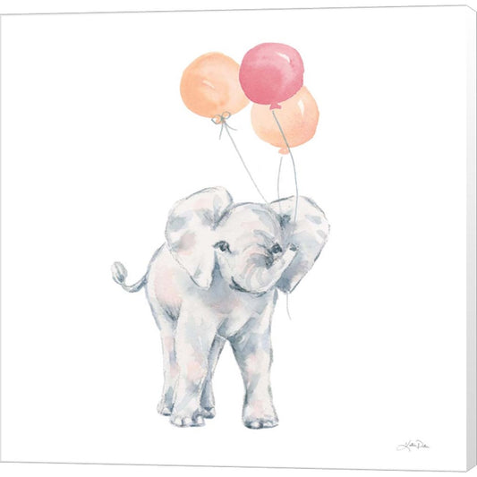 Elephant Celebration by Katrina Pete, Canvas Art