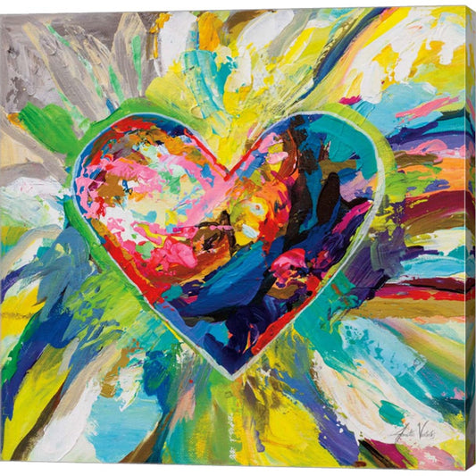 Blooming Love Too by Jeanette Vertentes, Canvas Art