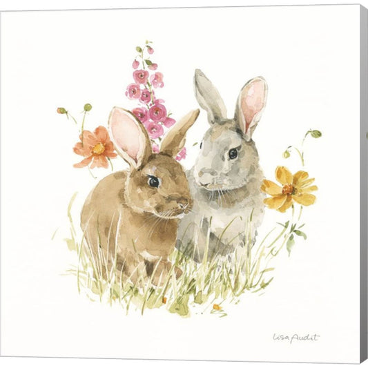 Hop on Spring II by Lisa Audit, Canvas Art