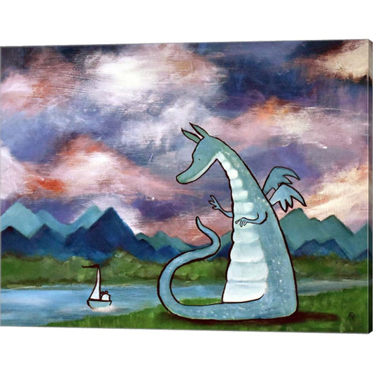 Francis The Dragon by Andrea Doss, Canvas Art