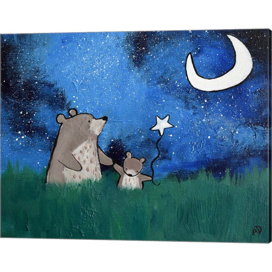 Two Bears by Andrea Doss, Canvas Art