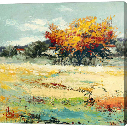 Campagna in Estate I by Luigi Florio, Canvas Art