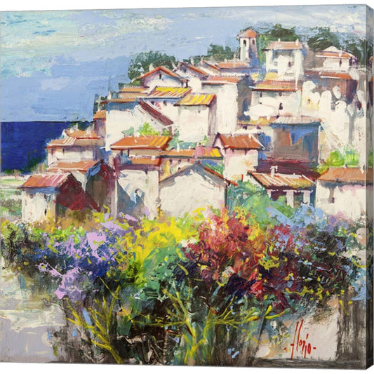 Borgo sul Mare II by Luigi Florio, Canvas Art