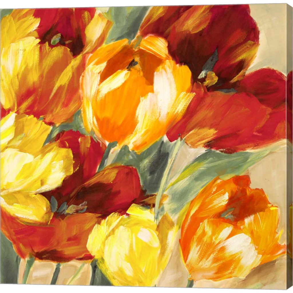 Tulips in the Sun II by Jim Stone, Canvas Art