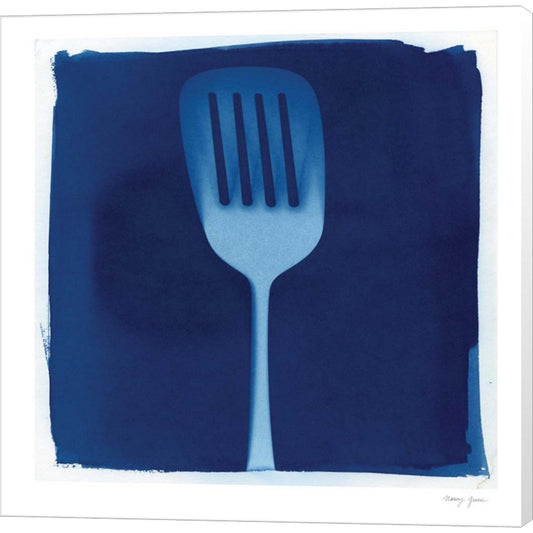 Cyanotype Kitchen XII by Nancy Green, Canvas Art