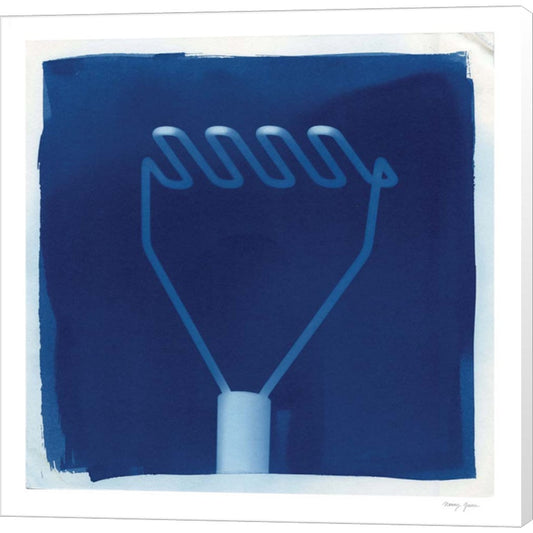 Cyanotype Kitchen IX by Nancy Green, Canvas Art