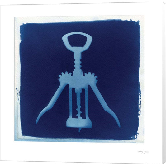 Cyanotype Kitchen V by Nancy Green, Canvas Art