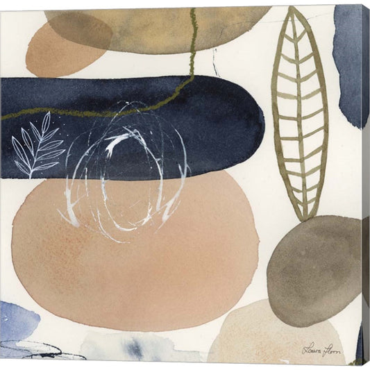 Leaves and Stones III by Laura Horn, Canvas Art