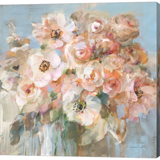 Blushing Bouquet by Danhui Nai, Canvas Art