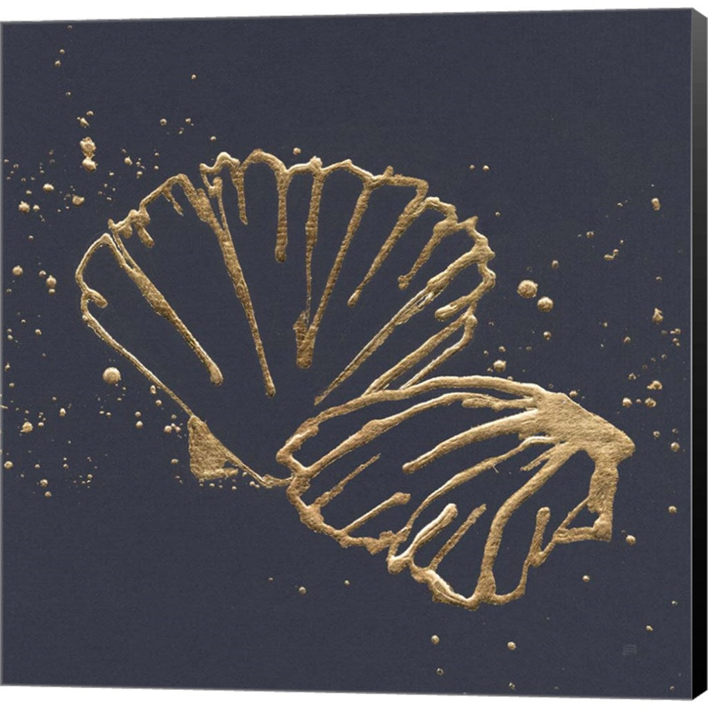 Gold Scallop II by Chris Paschke, Canvas Art