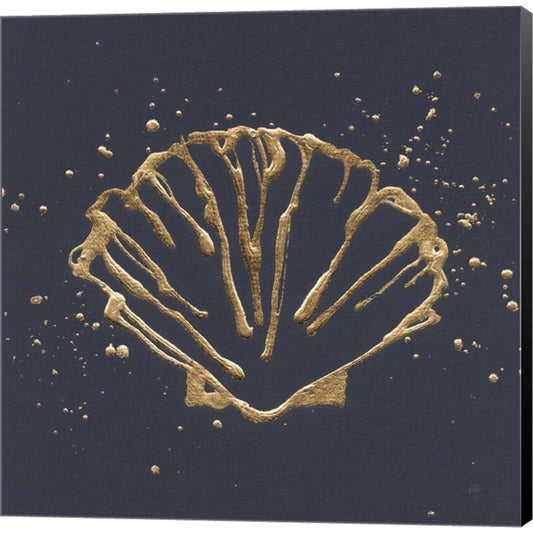 Gold Scallop I by Chris Paschke, Canvas Art