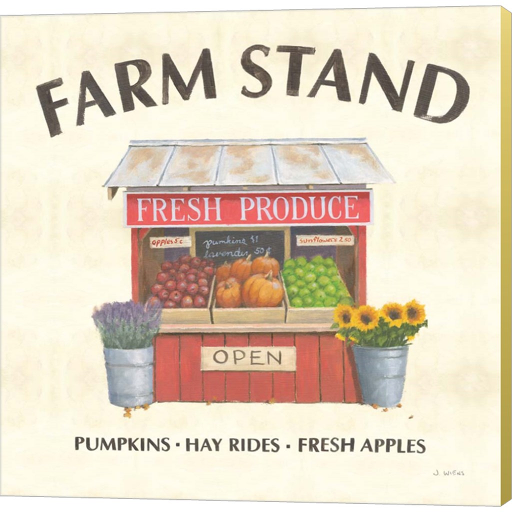 Heartland Harvest Moments II Farm Stand by James Wiens, Canvas Art