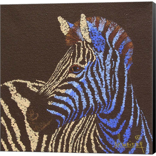 Zebra by Sharon Weiser, Canvas Art