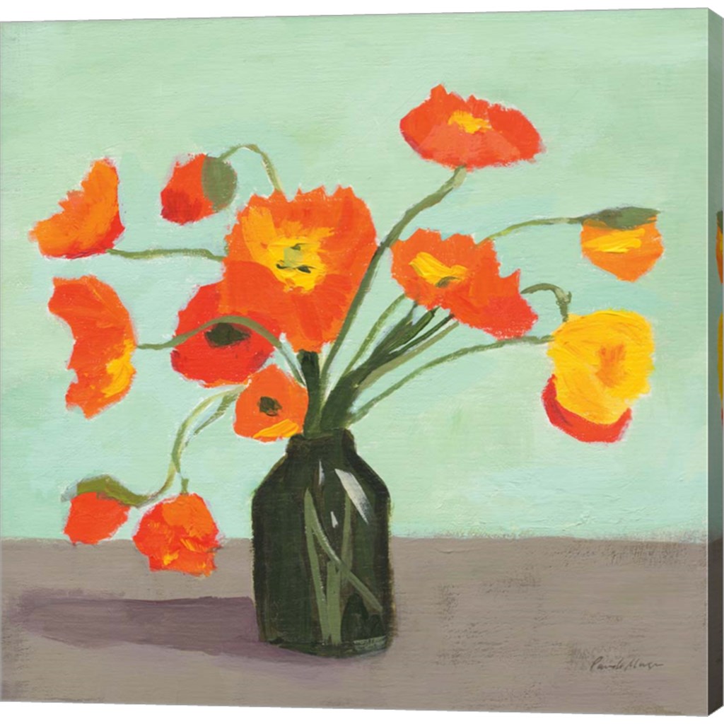 Orange Poppies by Pamela Munger, Canvas Art