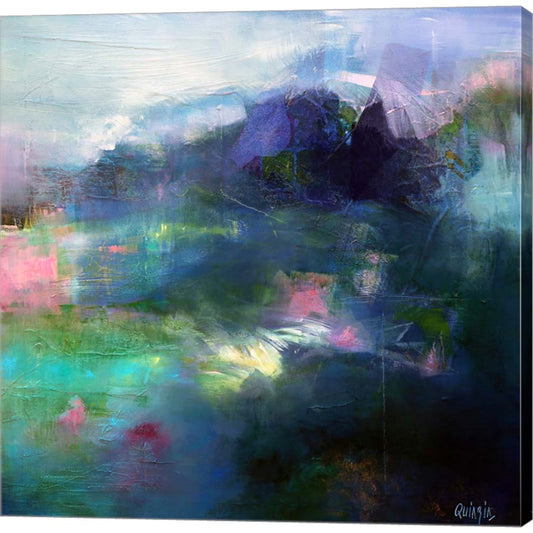 At The Edge of a Lake by Marianne Quinzin, Canvas Art