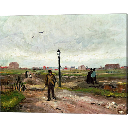 The Outskirts of Paris, 1886 by Vincent Van Gogh, Canvas Art