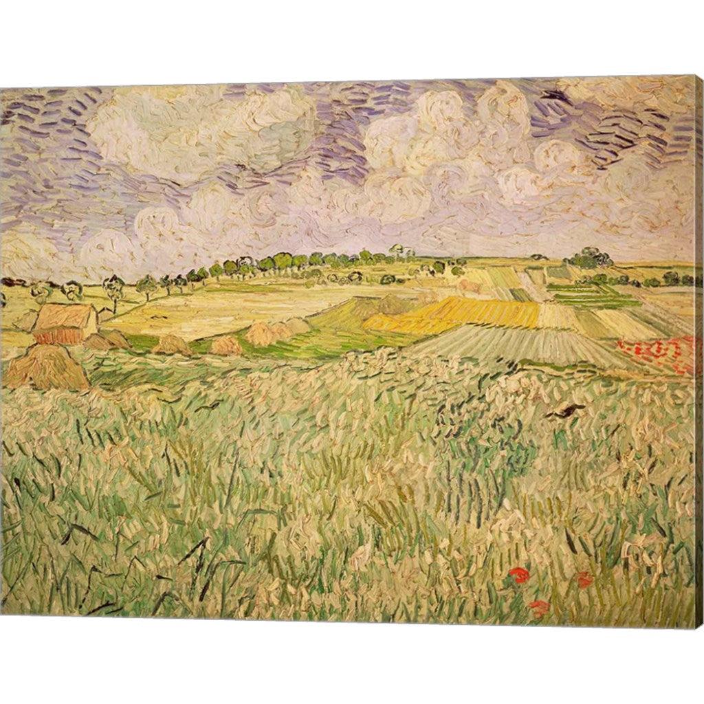 The Plain at Auvers, 1890 by Vincent Van Gogh, Canvas Art