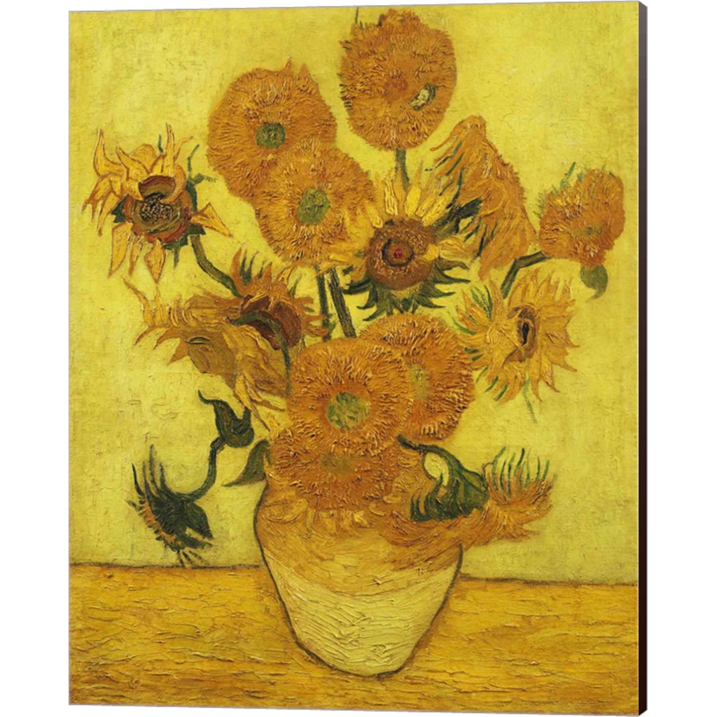 Sunflowers, 1889 by Vincent Van Gogh, Canvas Art