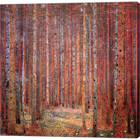 Tannenwald I by Gustav Klimt, Canvas Art