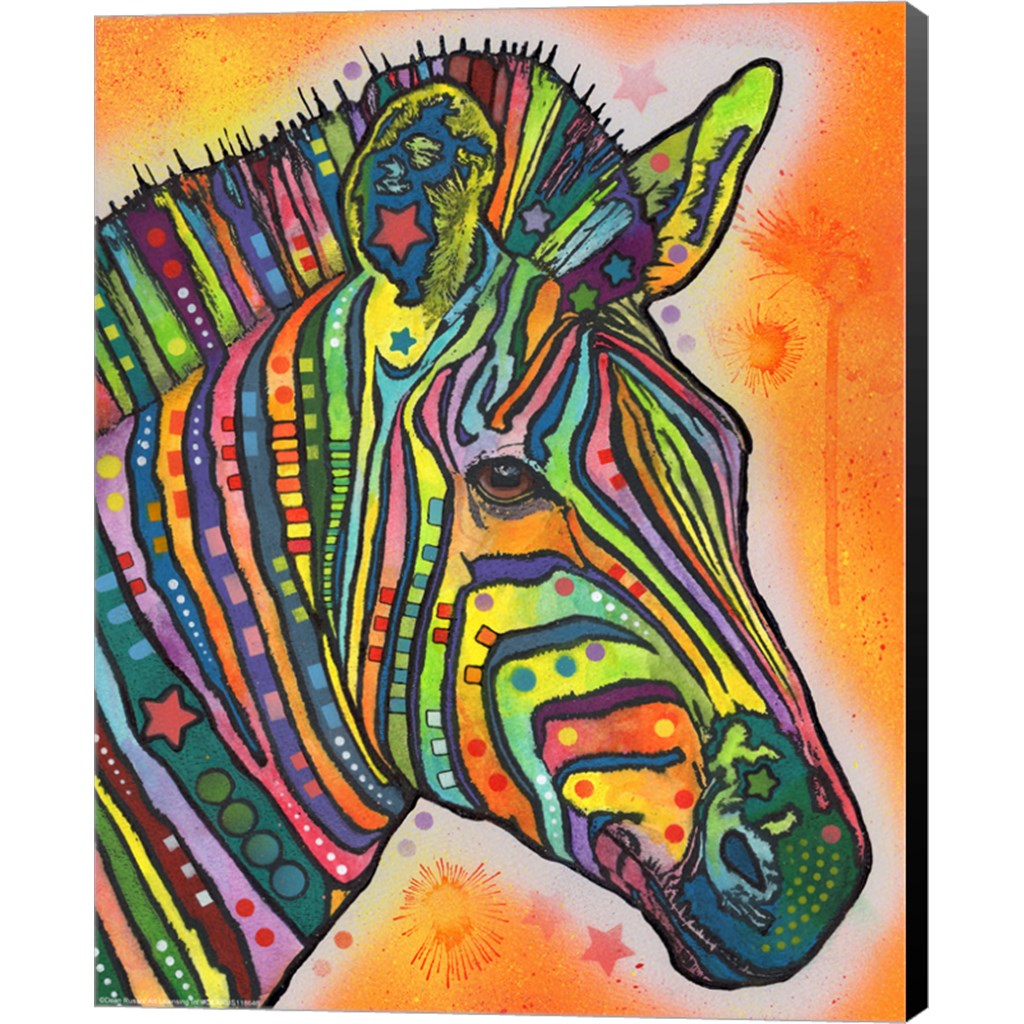 Zebra by Dean Russo, Canvas Art