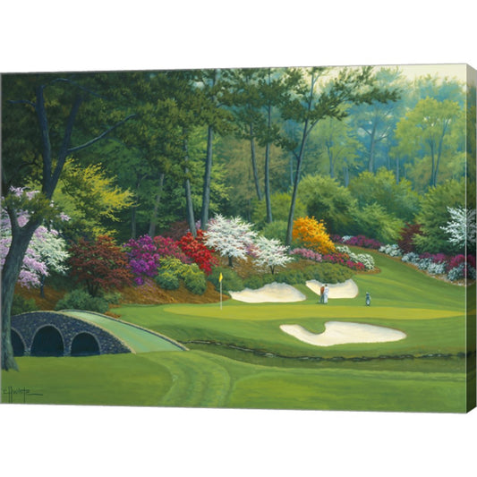 Augusta on the 12th hole by Charles White, Canvas Art