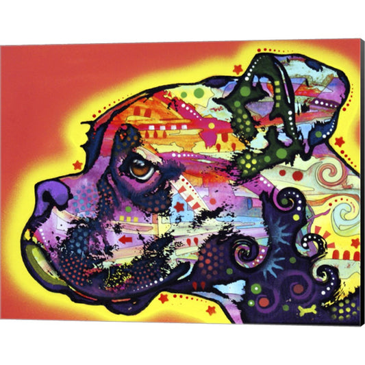 Profile Boxer 1 by Dean Russo, Canvas Art