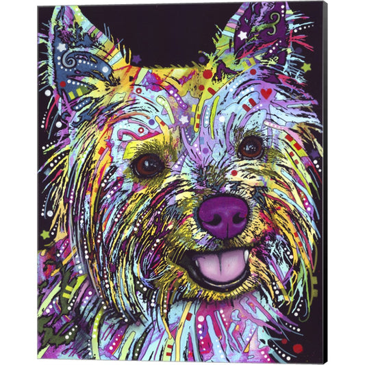 Yorkie by Dean Russo, Canvas Art