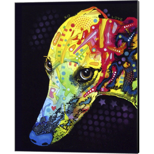 Greyhound by Dean Russo, Canvas Art