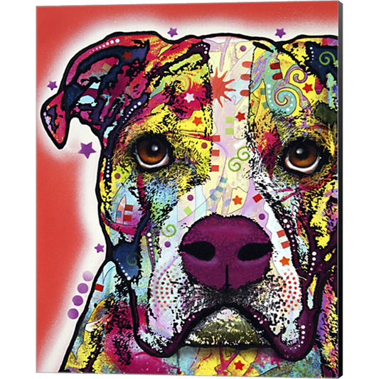 American Bulldog 2 by Dean Russo, Canvas Art