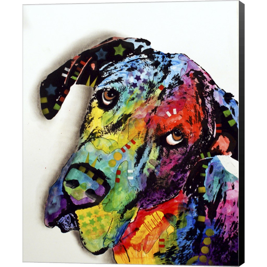 Tilted Dane by Dean Russo, Canvas Art