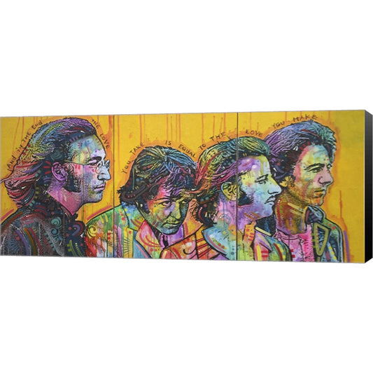 Beatles Pano by Dean Russo, Canvas Art