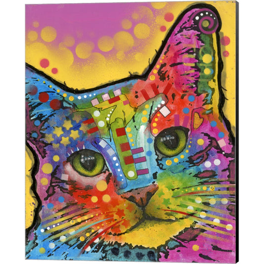 Tilt Cat by Dean Russo- Exclusive, Canvas Art