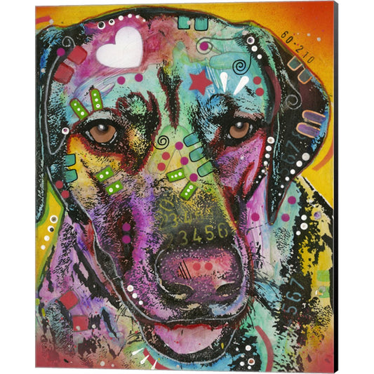 Brown Eyed Dog by Dean Russo- Exclusive, Canvas Art