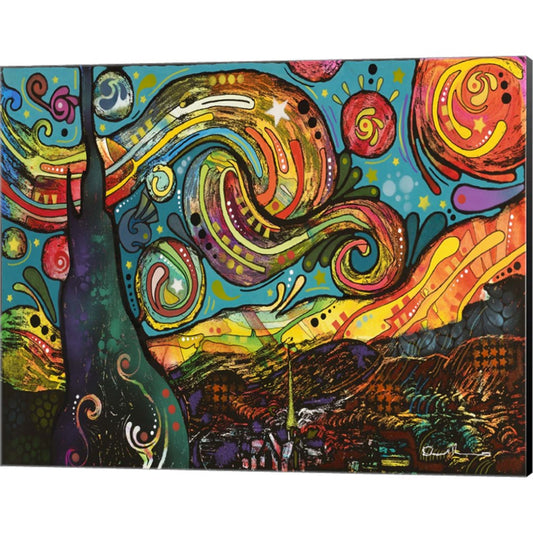 Starry Night by Dean Russo- Exclusive, Canvas Art