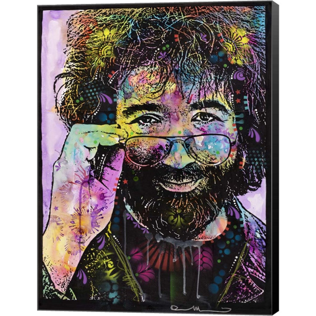 Jerry Garcia 2 by Dean Russo, Canvas Art