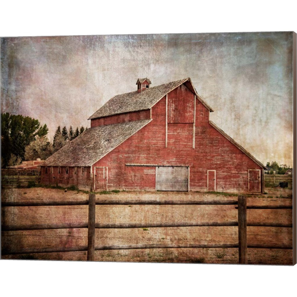 York Road Barn by Ramona Murdock, Canvas Art