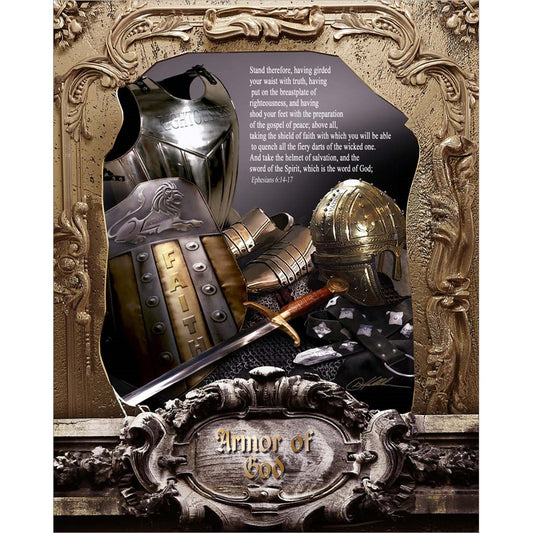 Armor Of God by Danny Hahlbohm, Laminated Print