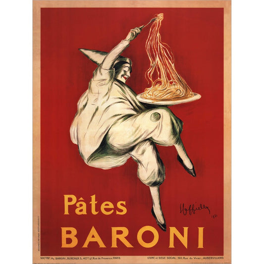 Pates Baroni, 1921 by Leonetto Cappiello, Unframed Print