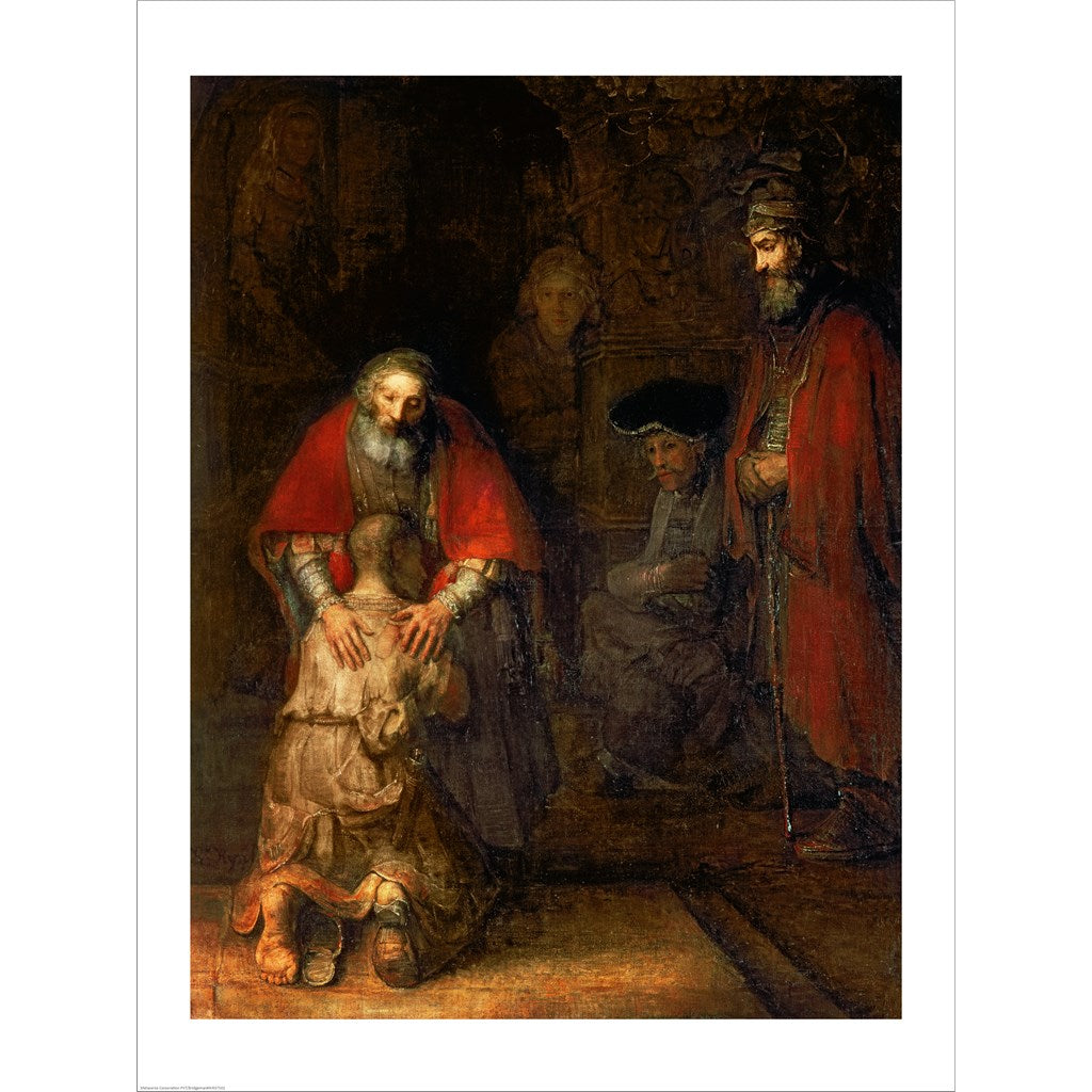 Return of the Prodigal Son, c.1668 by Rembrandt van Rijn, Unframed Print