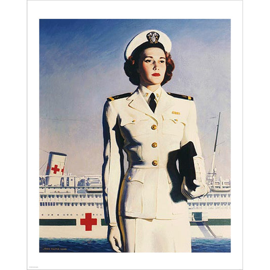 Navy Nurse by Unknown, Unframed Print