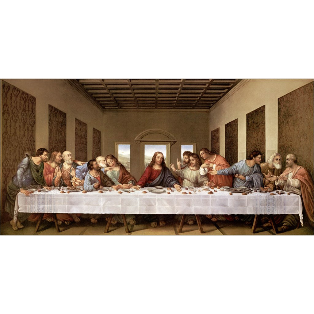 The Last Supper by Leonardo Da Vinci, Unframed Print