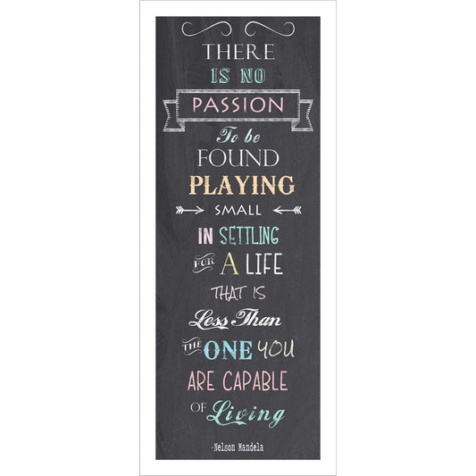 Passion - Nelson Mandela Quote by Veruca Salt, Unframed Print