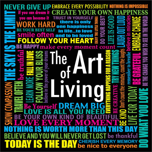 The Art of Living by Louise Carey, Unframed Print