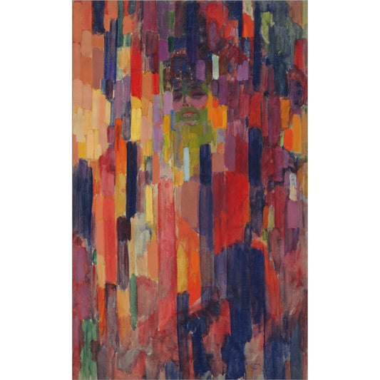 Mme Kupka among Verticals by Frantisek Kupka, Unframed Print