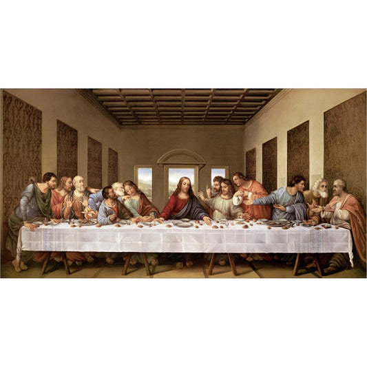 The Last Supper by Leonardo Da Vinci, Unframed Print