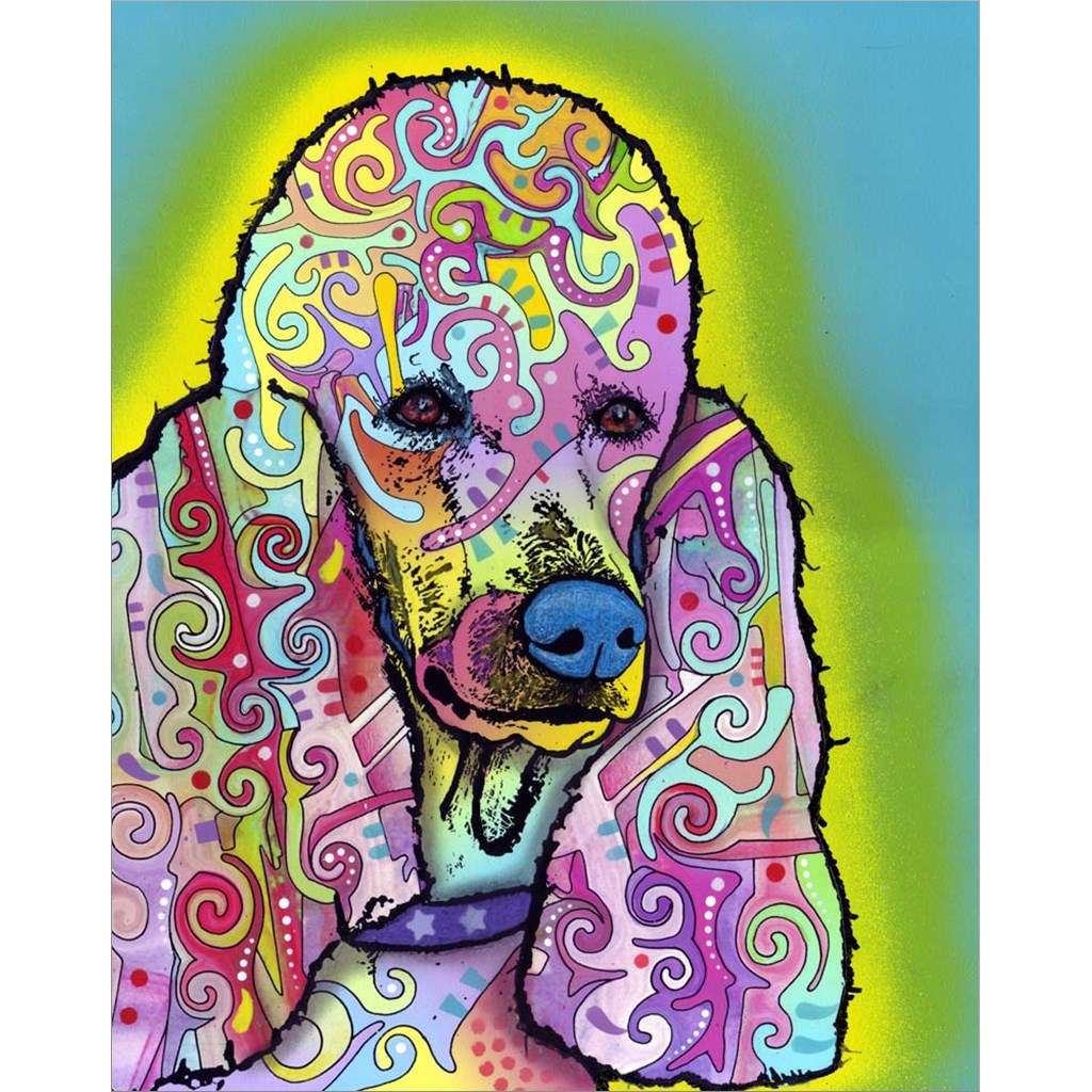 Poodle by Dean Russo, Unframed Print